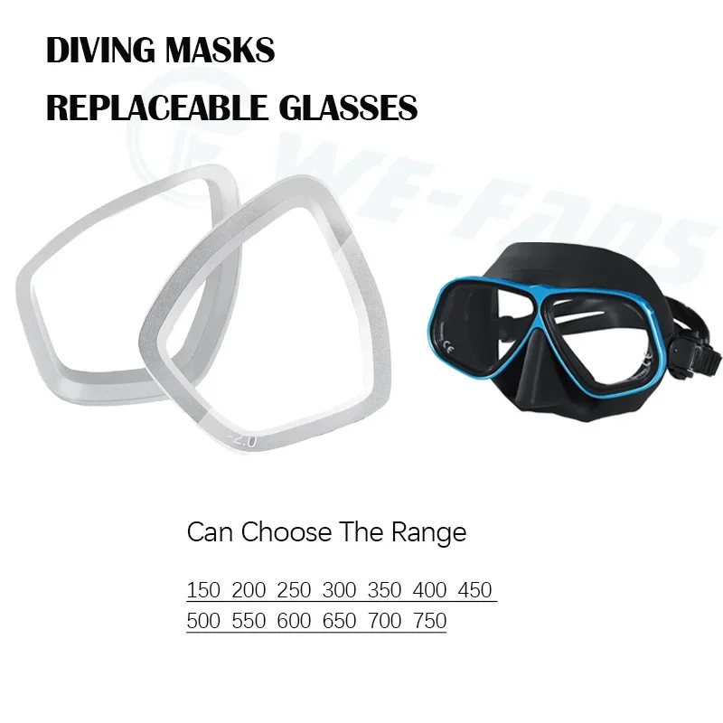 Apollo Similar Alloy Frame Free Diving Masks Left Right Eye Diopter Lens Equipped Mask Glasses Scuba Mask Snorkeling Wet Tube