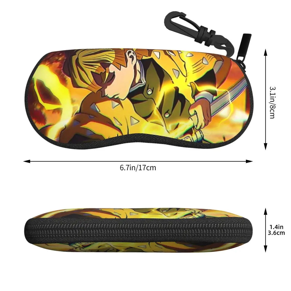 أنيمي شيطان القاتل كامادو تانجيرو شل نظارات حافظة نظارات شمسية محمولة صندوق النساء الرجال لينة النظارات حقيبة الحقيبة