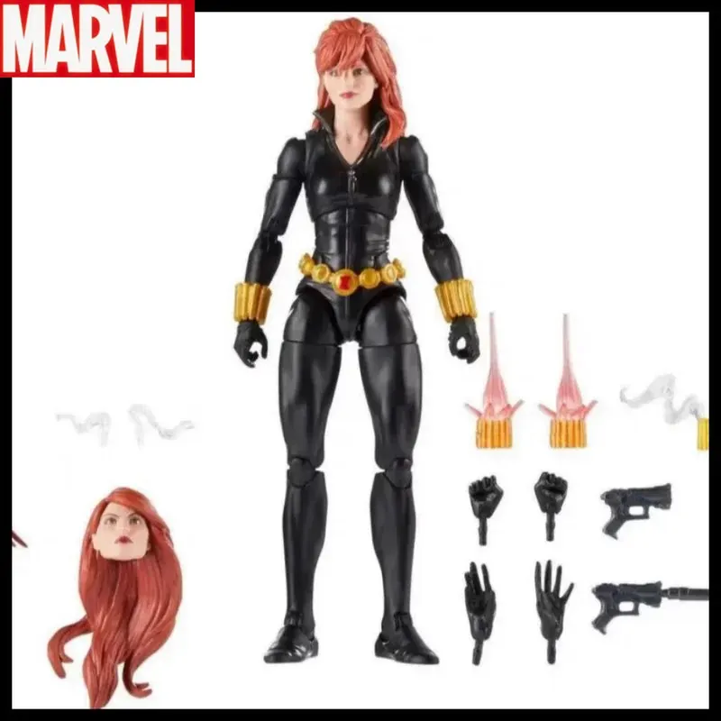 

Original Marvel Legends Avengers 60th Anniversary Beyond Earth'S Mightiest Black Widow 6" Action Figure Toy Halloween Gift Toy