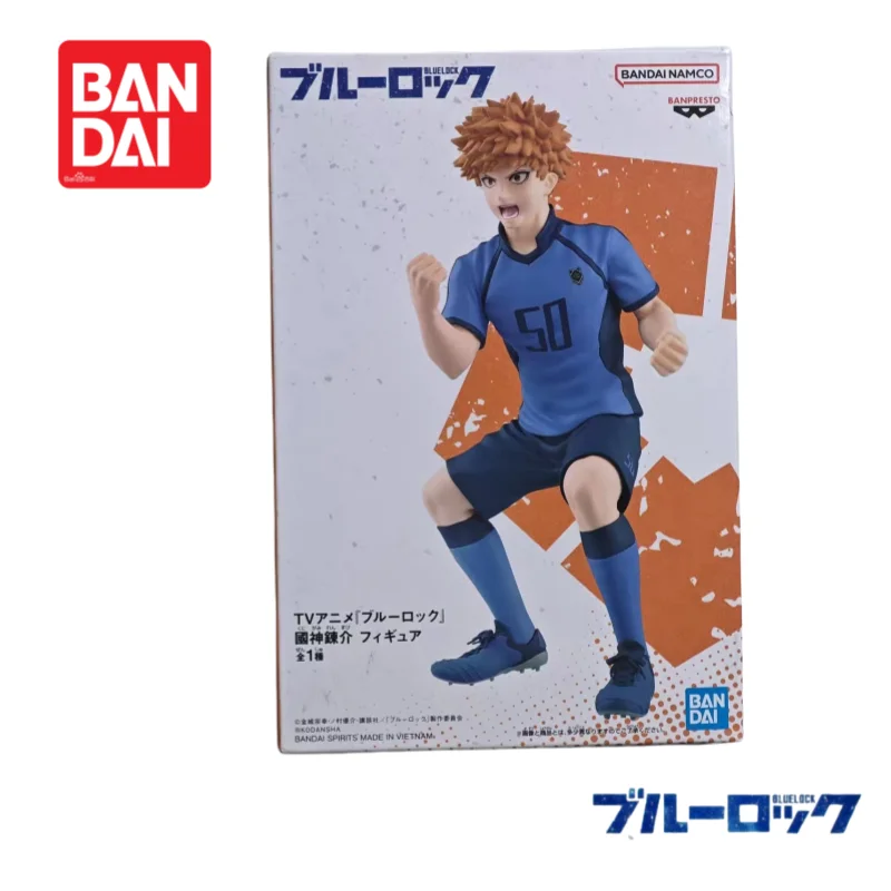 In Stock Original Bandai Banpresto Brand New Boxed 100%genuine Blue Lock Rensuke Kunigami Action Figure Model Figurine Ornaments