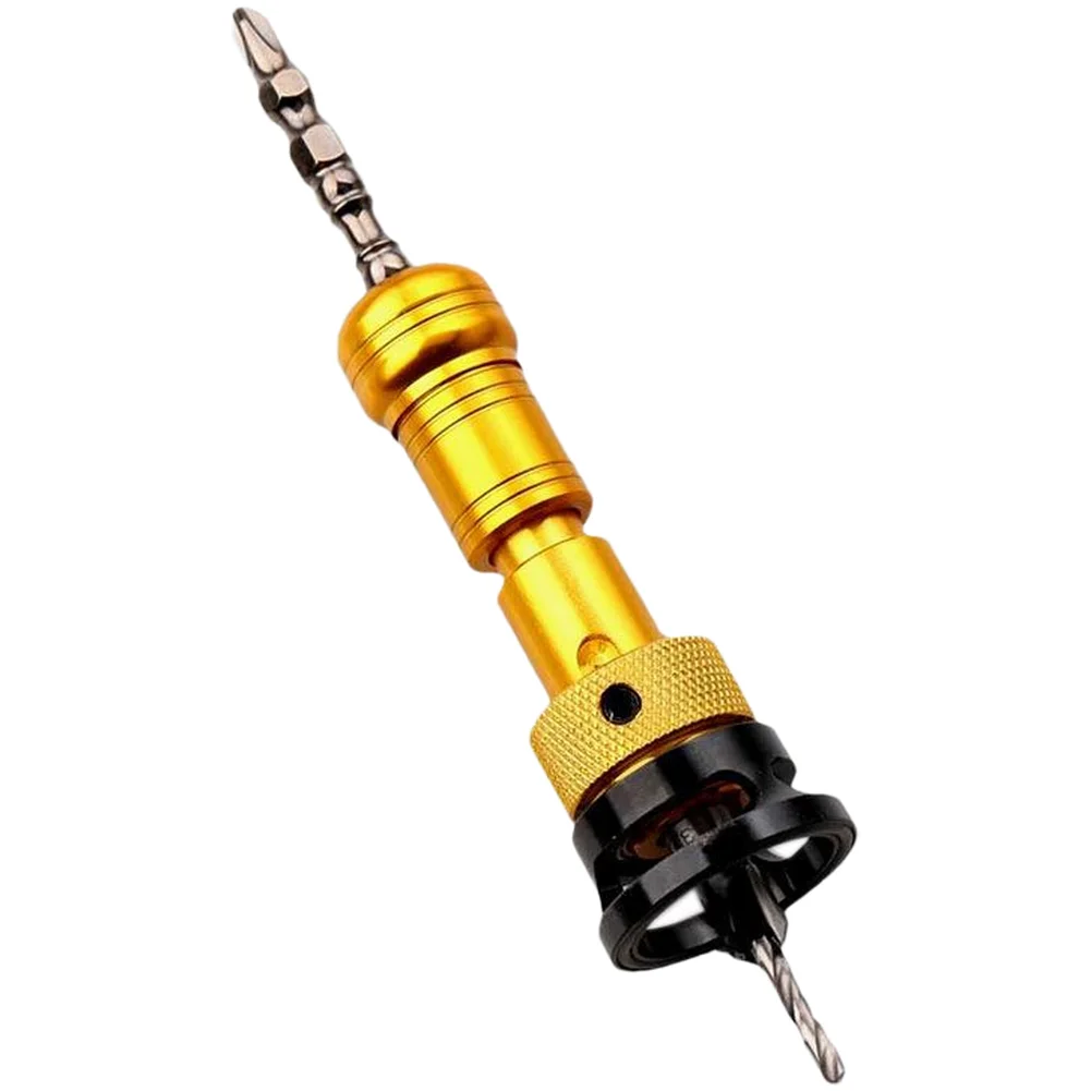 /Dual /Head /Countersink Drill Bit Adjustable Depth Stop High Steel Tip For Woodworking Screw Hole Drilling And Driving Tool