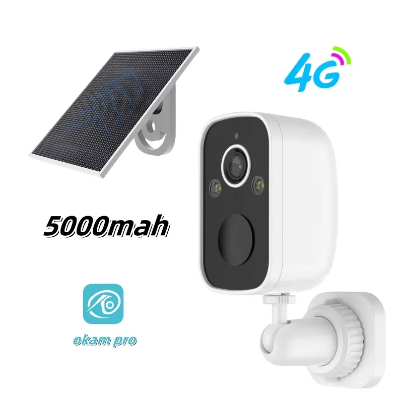 

BG55 4G Network Ultra-low Power Solar Camera Built-in 5000mAh Battery Camera IP66 Waterproof Outdoor Security Camera
