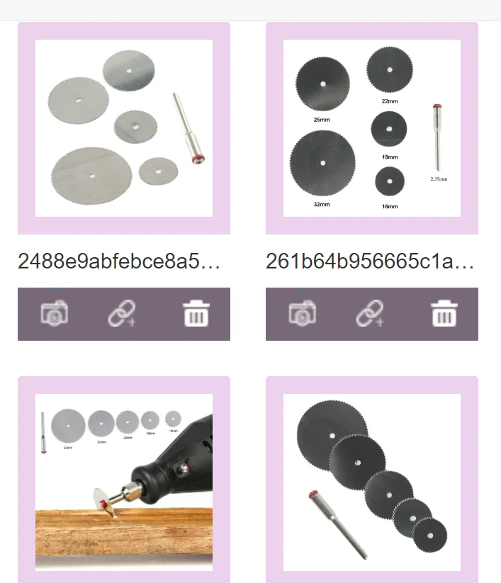 5 قطعة 16-32 مللي متر شفرة منشار دائري الكهربائية طحن أسطوانة تقطيع مع 2.35 مللي متر مغزل أداة دوارة لقطع شمع العسل الخشبي البلاستيكي #1