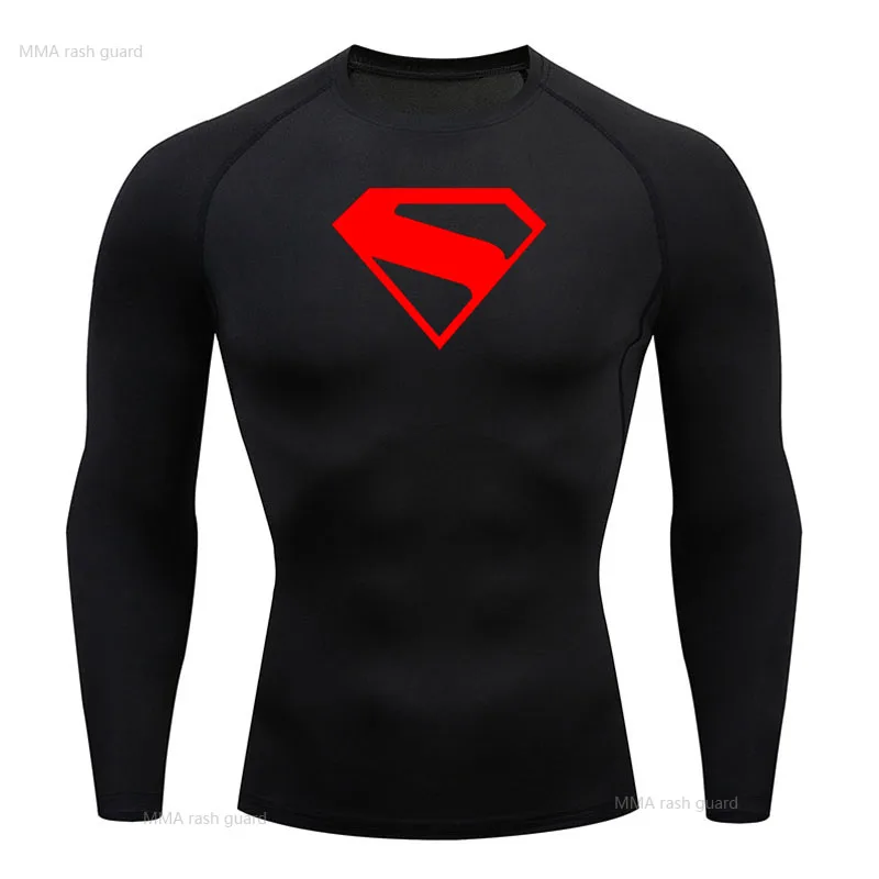 

Men's Running T-Shirt Compression Long Sleeve Shirt Sun Protection Base Layer Gym Workout Muscle Shirt Sweat Fitness MMA 2025