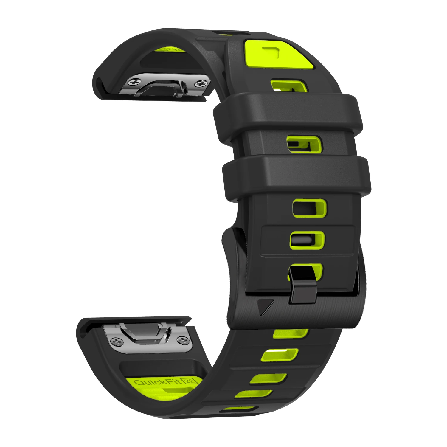 QuickFit 22/26 mm Silikonarmband für Garmin Fenix 8 51 mm E 47 mm 7X 7 Epix Pro 6X 6 5X 5 Plus Instinct 2 2X Enduro 3 2 Uhrenarmband