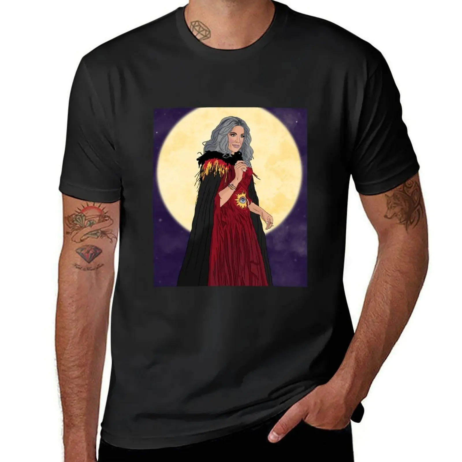 

Футболка Witchy Woman, топ, летний топ, баскетбольные футболки с рисунком, мужская футболка