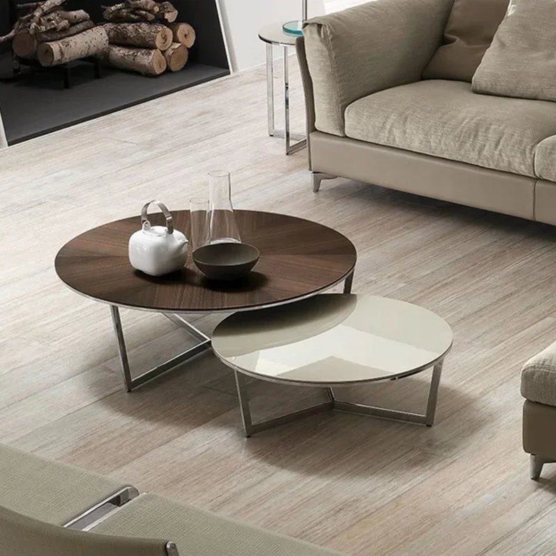 Modern minimalist designer living room marble coffee table furniture