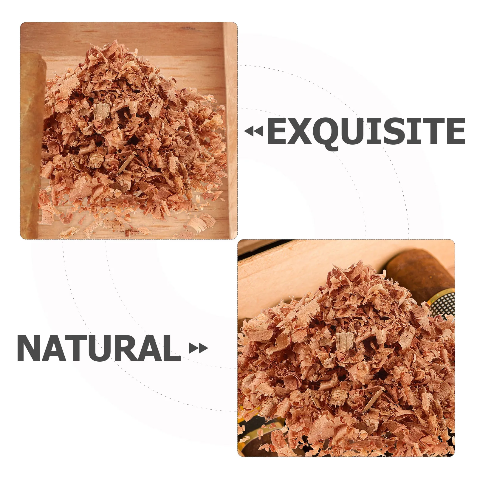 

Natural Shavings Humidor Cigar Box Chips Multi-Use Closet Moth Repellent Chips Humidor Supplies Cigar Accessories