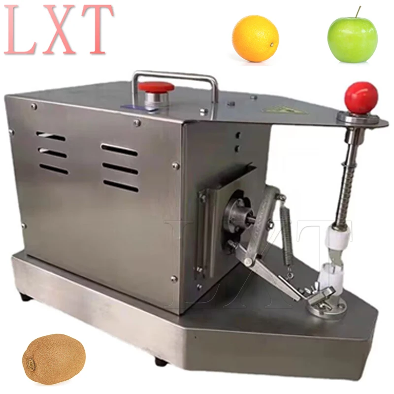 Electric Stainless Fruit Peeler Machine Tabletop Automatic Mangoes Apples Pears Lemons