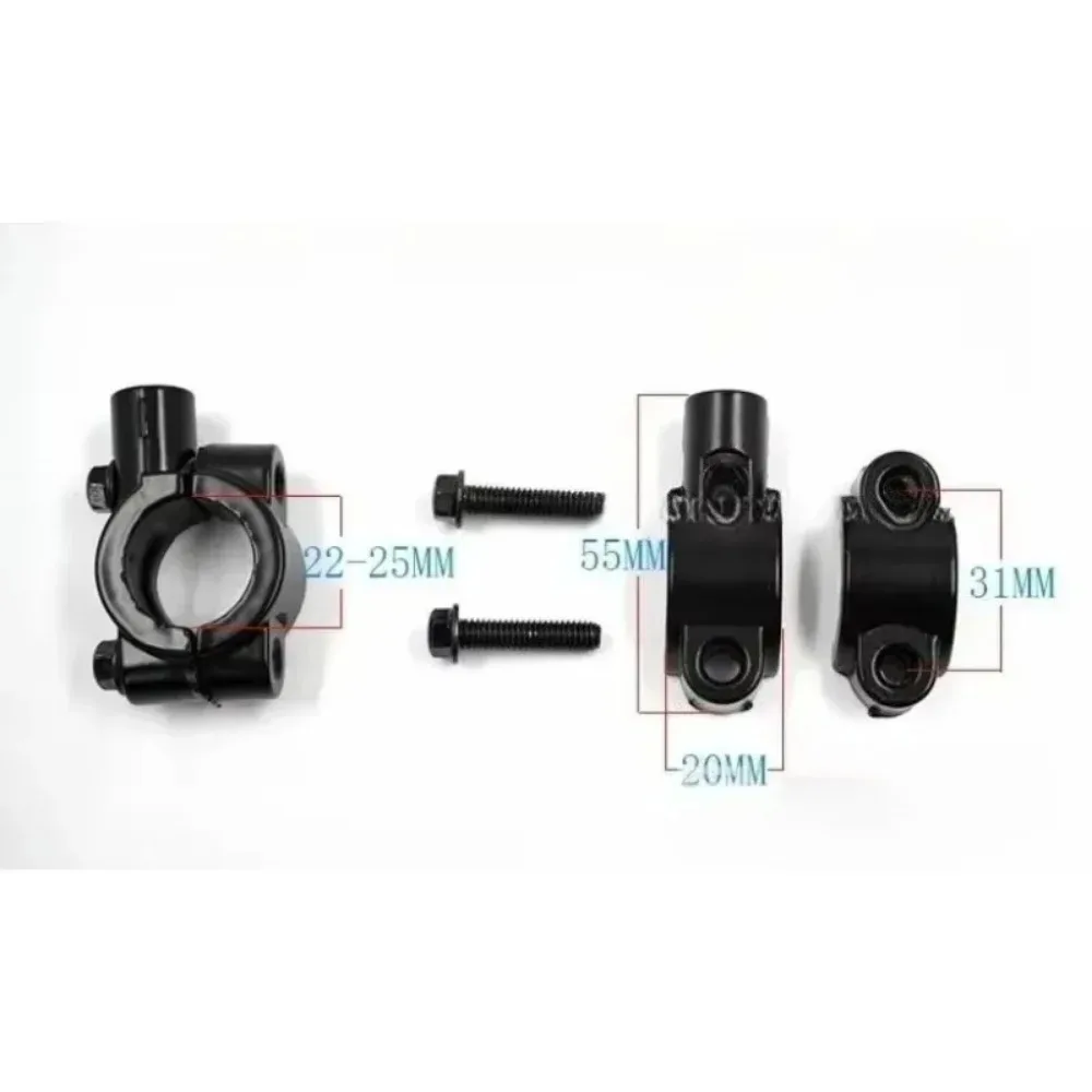 2pcs for Motorcycle Rearview Mirror Bracket, Modified Accessories M8 M10 Rearview Mirror Bracket, Reflector Bracket