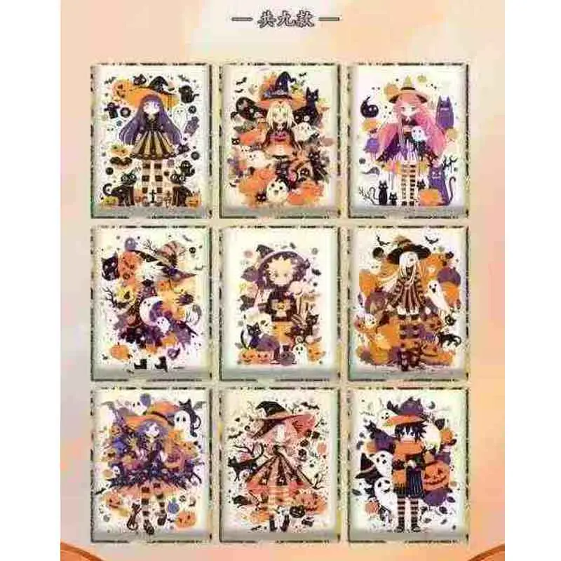 Wholesales Naruto Collection Cards Wave1 color Paper Unique Process Various Themes 1 Case Rare Playing Cards Games Toy