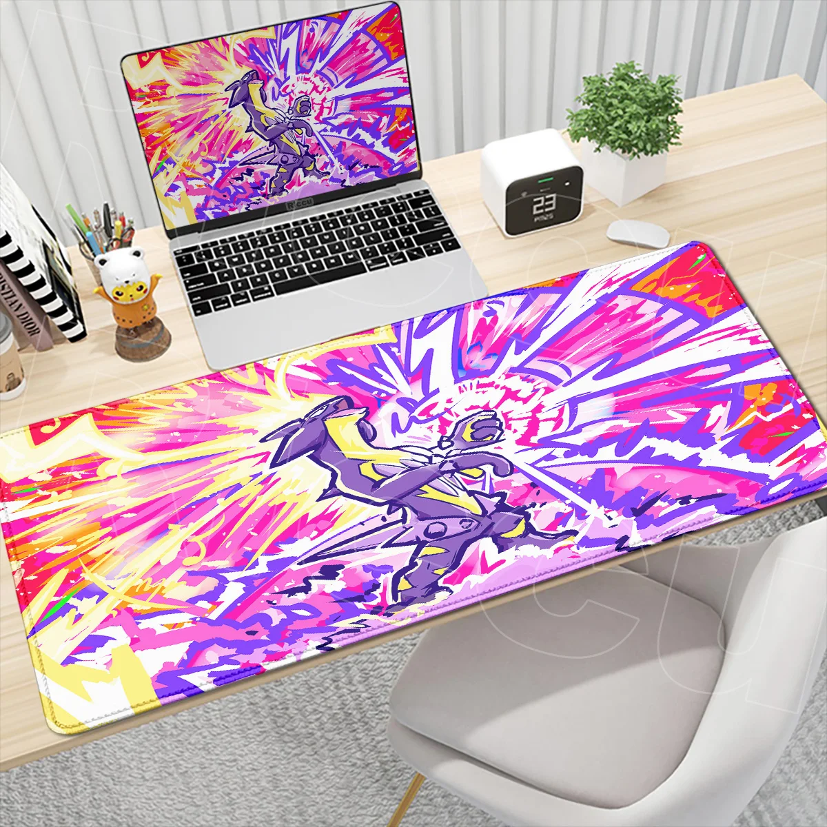 Large Office Cabinet Keyboard Mat HD Printing E-sport Gaming Mousepad PC Rubber Accessories XXL Anime Pokemon Toxtricity Mauspad