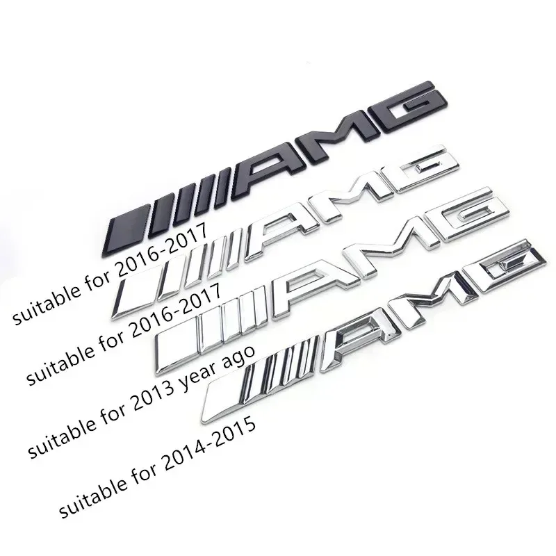 

For Mercedes benz AMG C E S GLE CLC Class W204 W203 W205 W124 W221 W213 W212 Metal Car 3d Rear Letter Emblem Trunk Sticker
