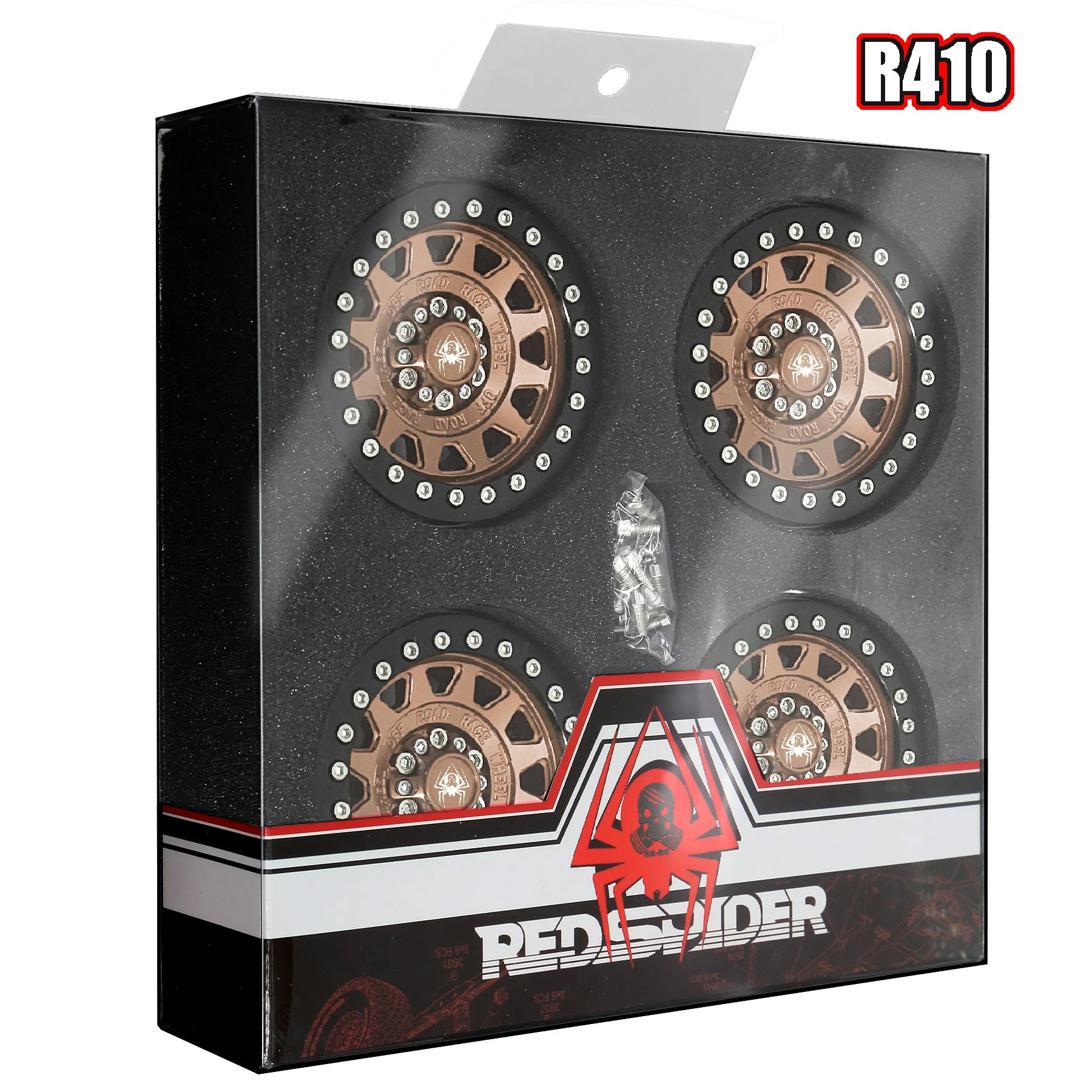 RS Red Spider 1/10 Climbing Car 2.2-inch aluminum alloy wheels AXIAL Ghost Easy Control Huangbo wheelsR410