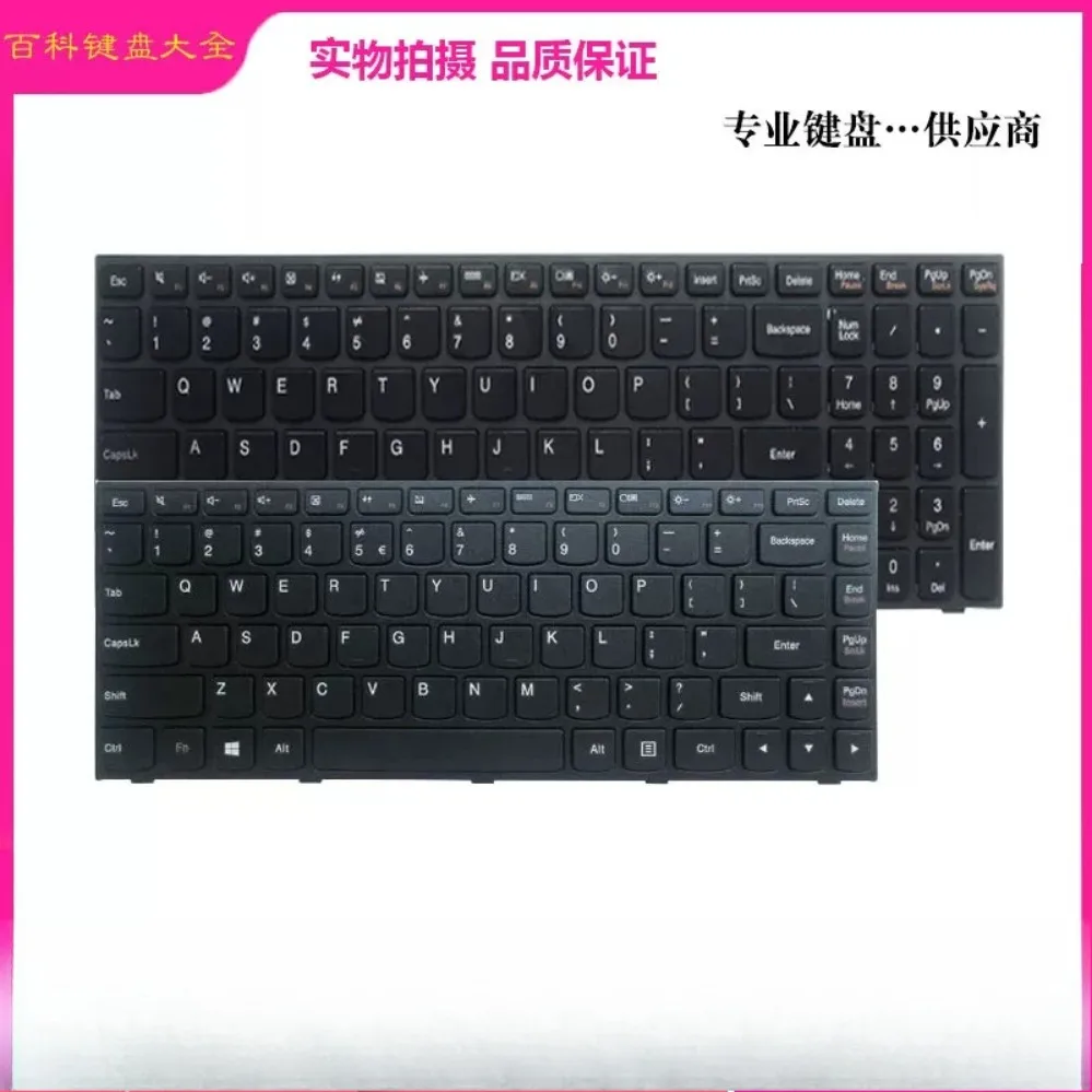 For Lenovo N40 B40 G40 G50-80 B50 Z41-70 500-15ISK 300-17 Laptop Keyboard (002)