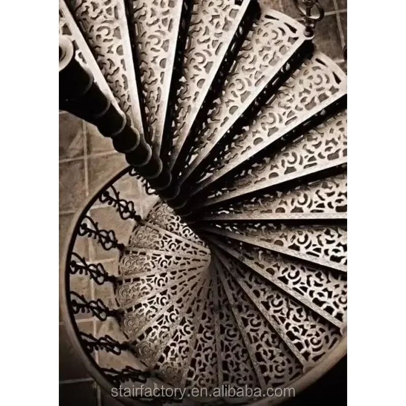 Fashion Spiral Staircase Outdoor Metal Spiral Stairs Outdoor Hot Galvanized Stairs L-198
