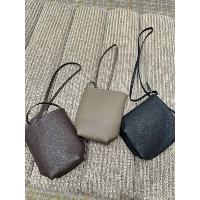 

New Genuine Leather Old Money Style Bucket Phone Bag Simple Commuting Single Shoulder Crossbody luxury high quality Small Bag
