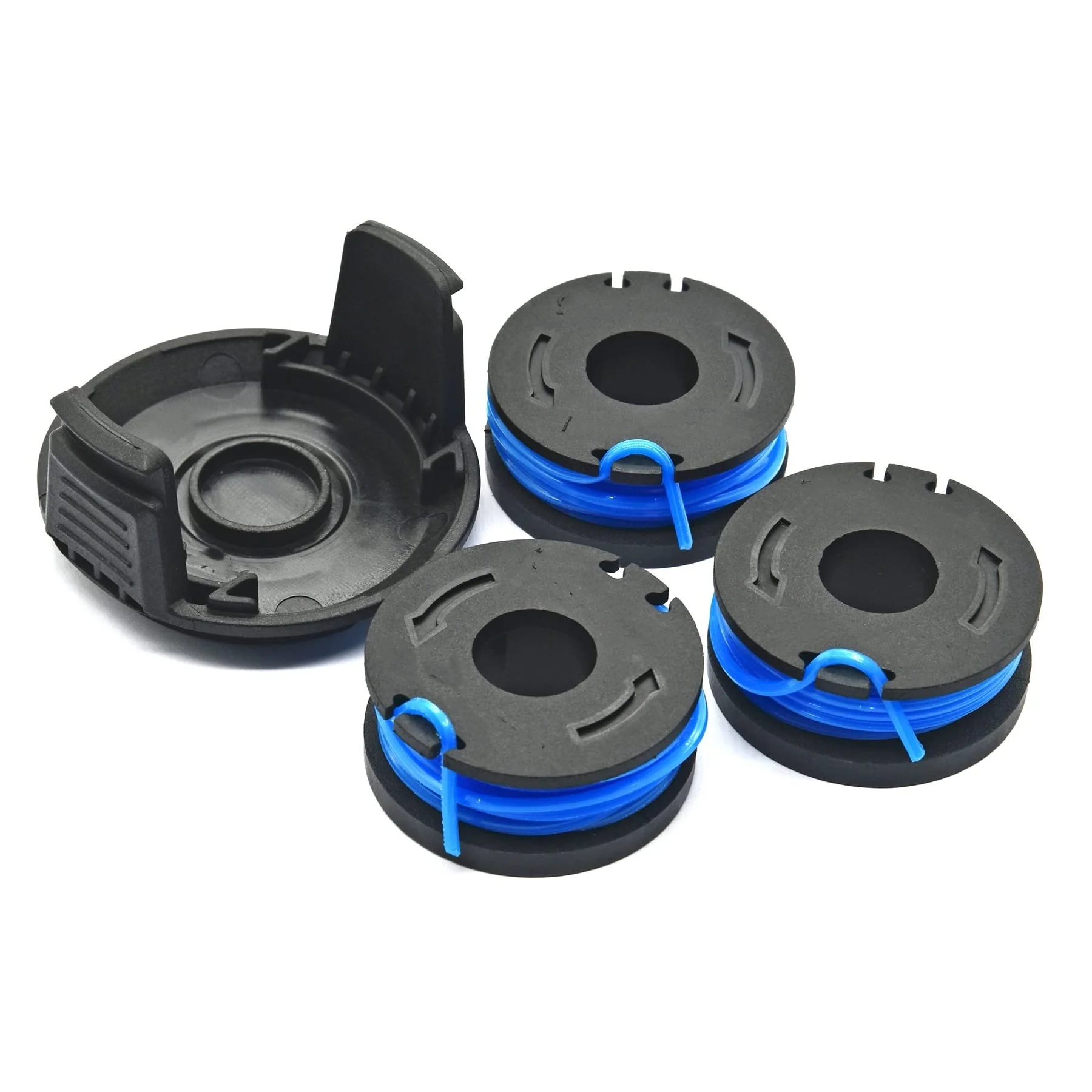 For freight 20V String Trimmer Replacement Kit Containing 3 Spools and 1 Cover For FOR Routine Line Replacement