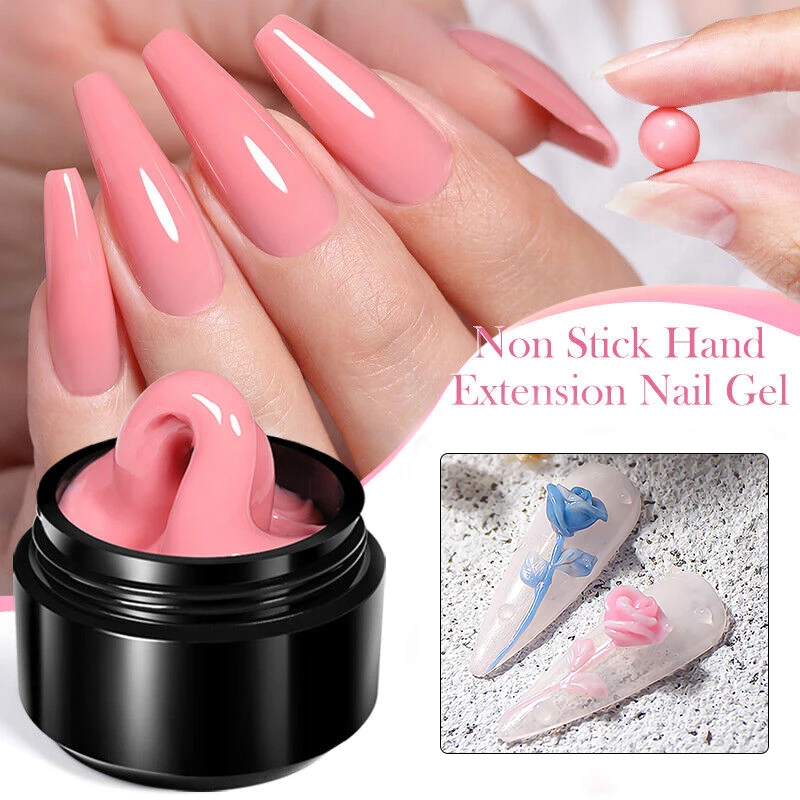 Hard Jelly Builder Nail Extend Gel Venalisa Nail Gel 15ml Nail Art French Gel Gum Clear/White/Pink/Nude UV Construction Gel