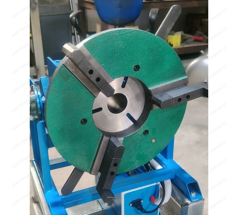 Welding plate through hole welding displacement chuck three jaw chuck clamping machine