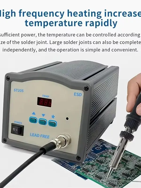 High Quality 205H 150W Lead-free Digital Display Intelligent High Frequency Eddy Current Rework Soldering Station
