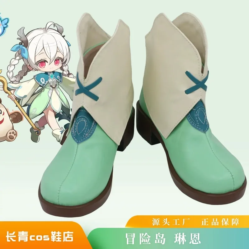 

Maple Story Lynne Cosplay Shoes Boots For Women Comic Con Halloween Party Role Play