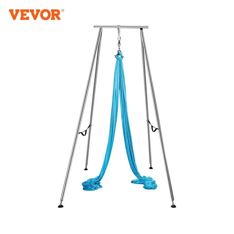 VEVOR Yoga Sling Inversion 9.6 FT Height Inversion Yoga Swing Stand  Max Capacity 551 LBS Aerial Yoga Frame with 39.4 FT