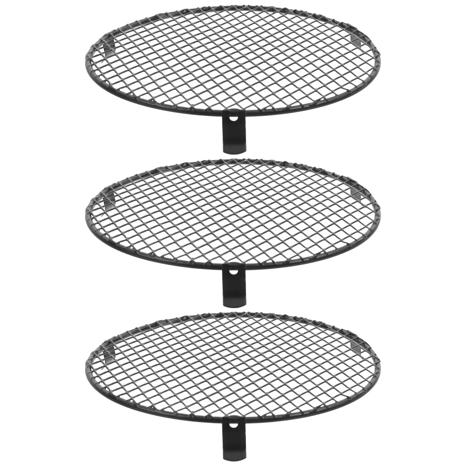 

3Pcs Reptile Tank Heat Lamp Mesh Guard Iron Protective Cover Metal Cage Anti-Scald Shield for Heating Enclosure