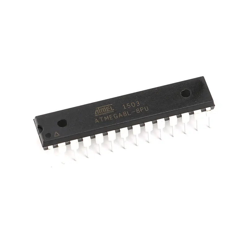 10PCS original authentic in-line ATMEGA8L-8PU MCU 8-bit microcontroller 8K flash DIP-28