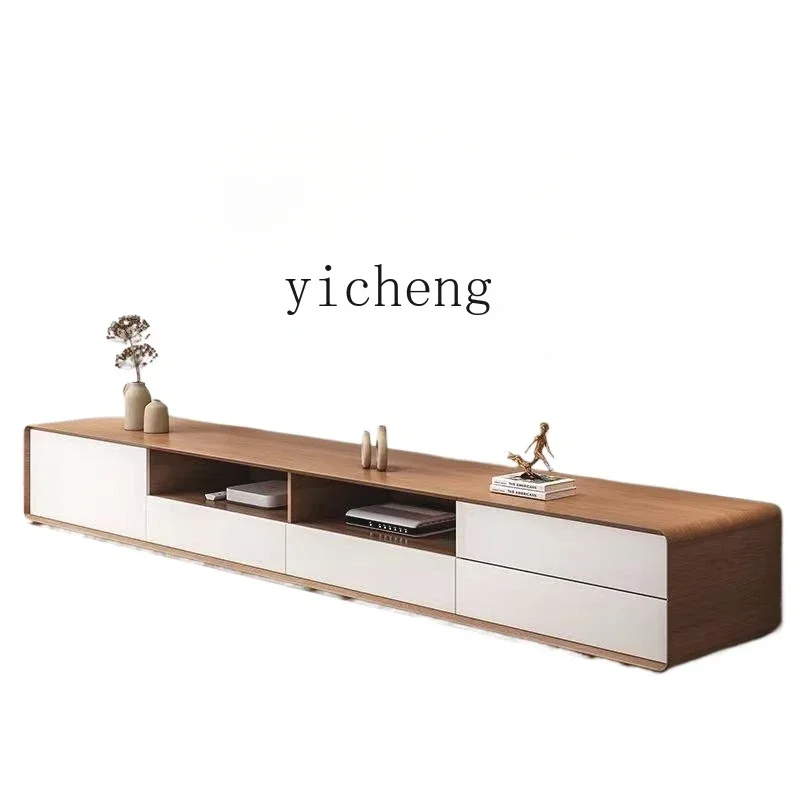 GZ-i6.3 TV cabinet coffee table combination storage simple TV cabinet living room integration