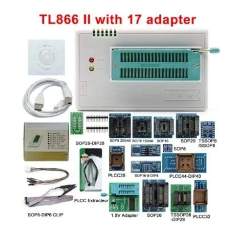Модернизированный универсальный USB-программатор T48-TL8663G/TL866II Plus