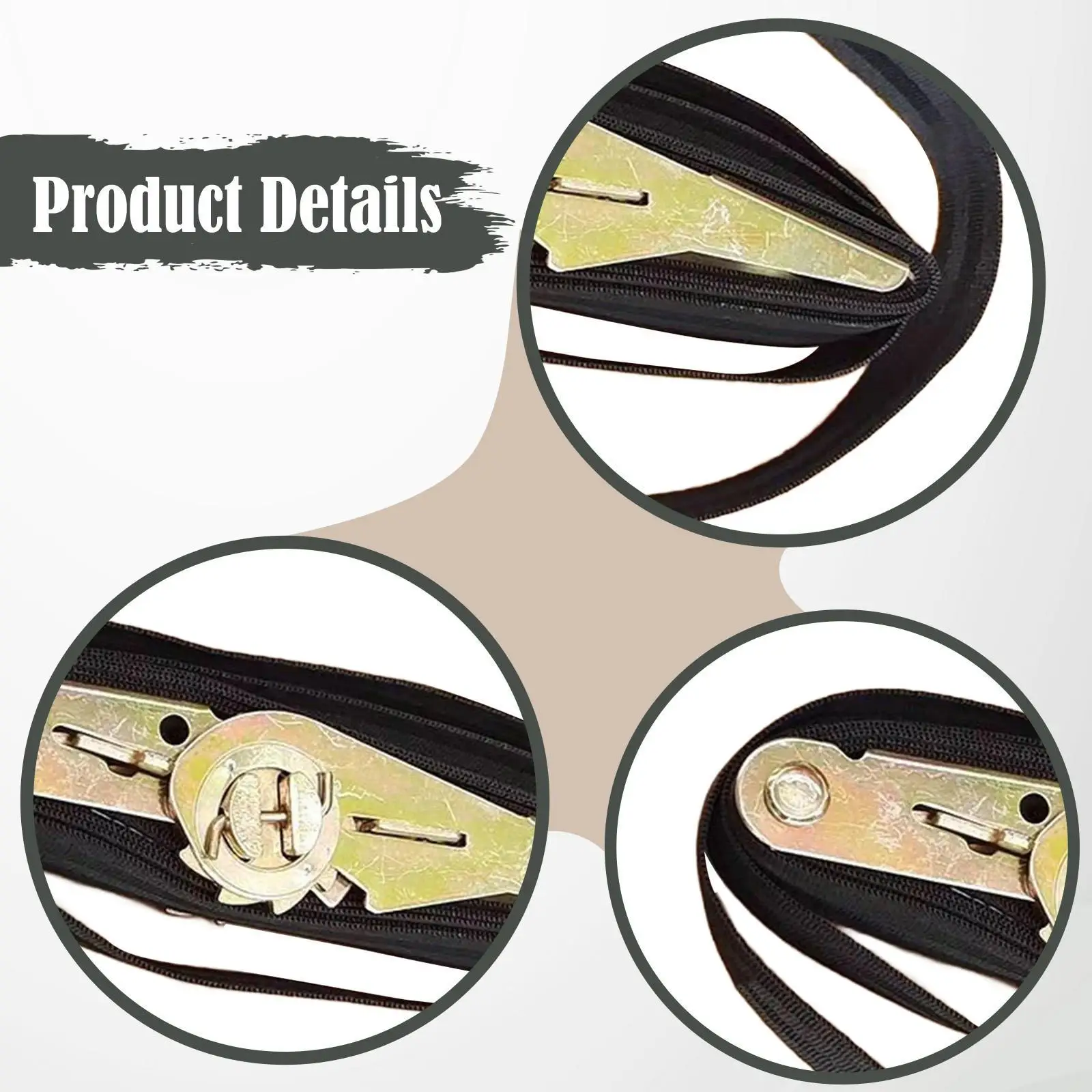 Nylon Fastening Tie Down Strap Self Retracting Ratchet Cargo Strap for Trucks Trailers Motorcycle Secure Transport