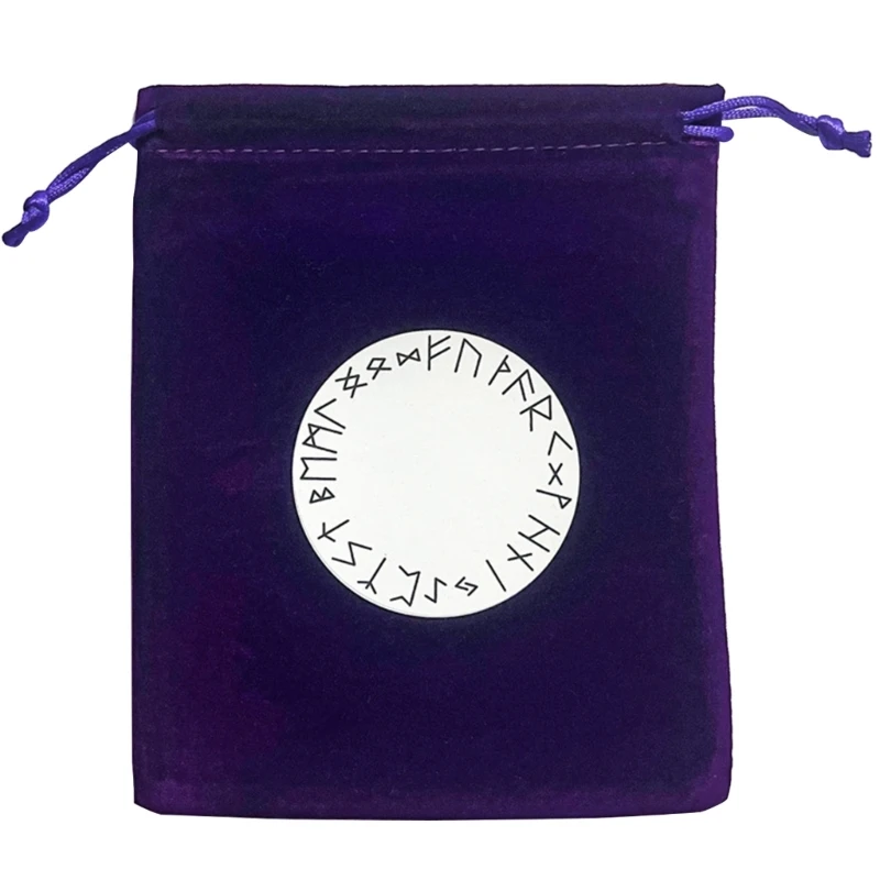 Tarot Card Storage Bag Jewelry Dices Drawstring Bag Divination Accessories for Tarot Enthusiasts