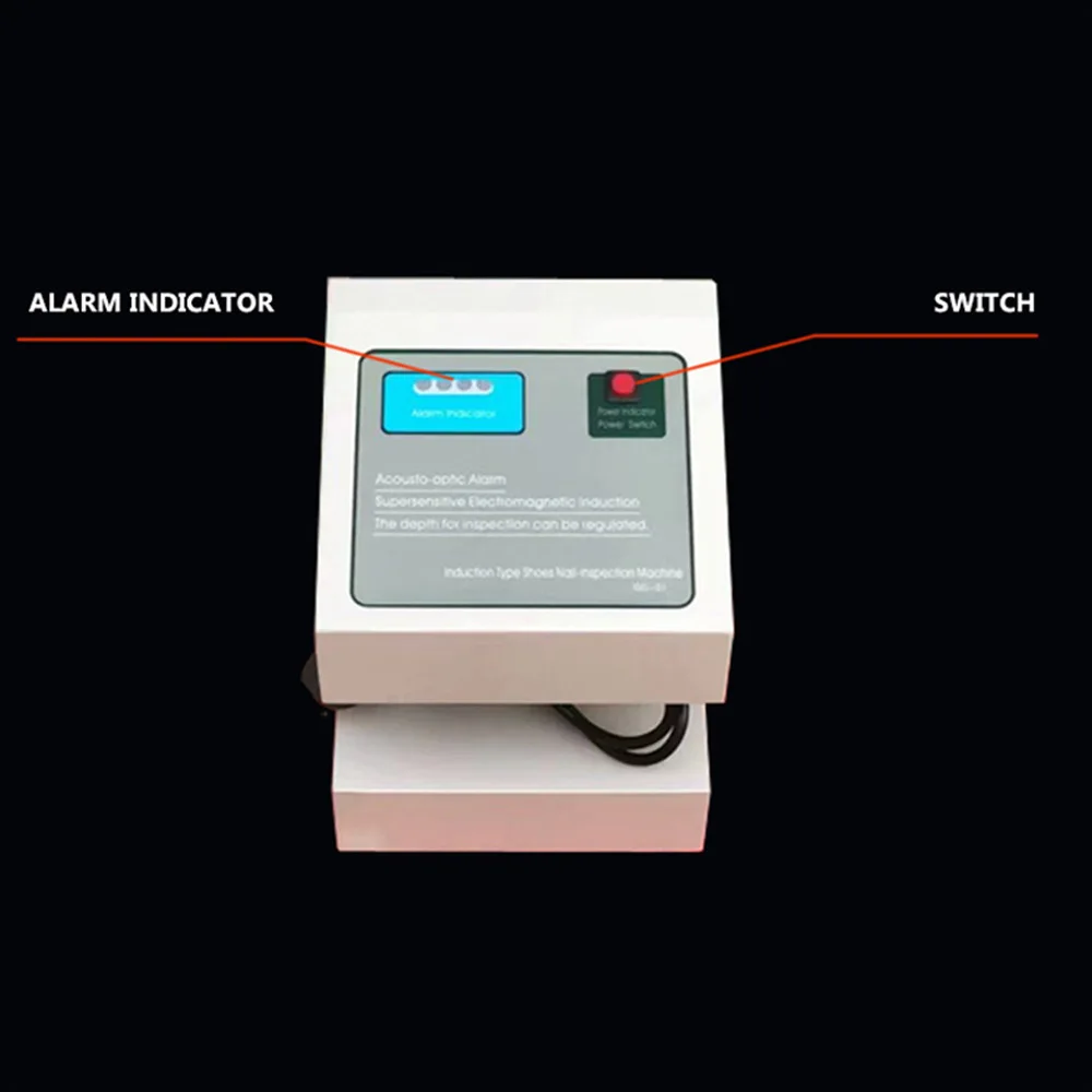 Shoe Needle Nail Detector Leather Shoes/ Men's Boots/Suits WB-Y01 Shoe Head Nail Inspection Machine Metal Detector Machine 220V