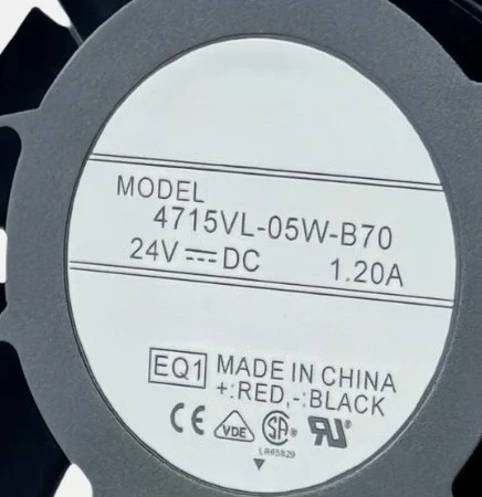 Brand New 4715VL-05W-B70 DC 24V 1.20A Inverter Fan Fast Delivey