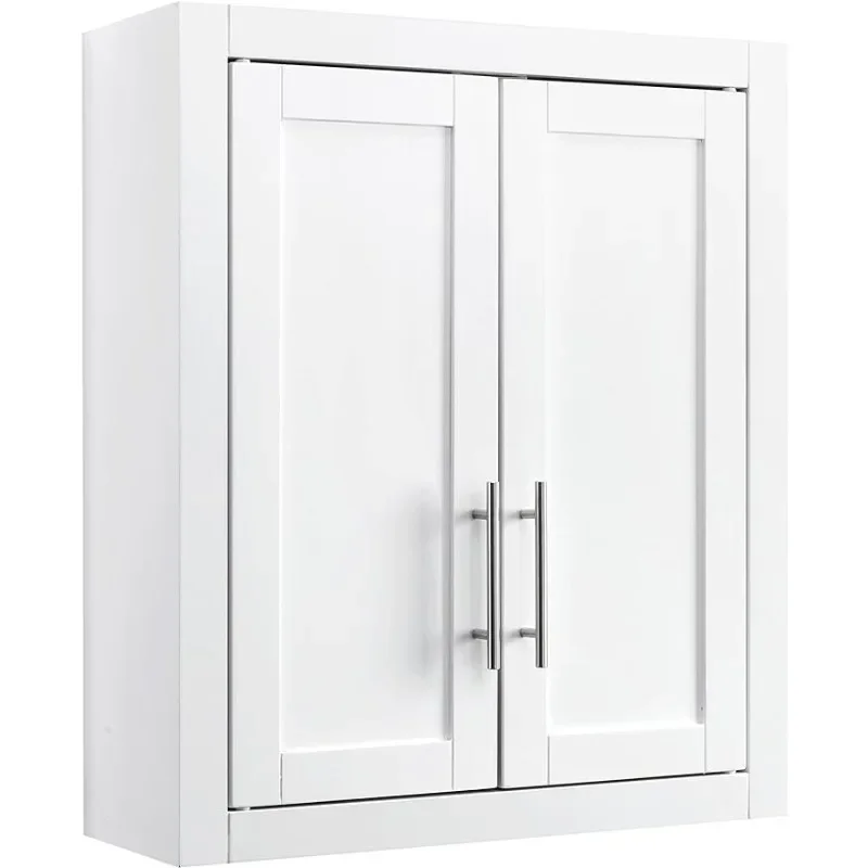 Postmodern Crosley Furniture Savannah Wall Cabinet, White