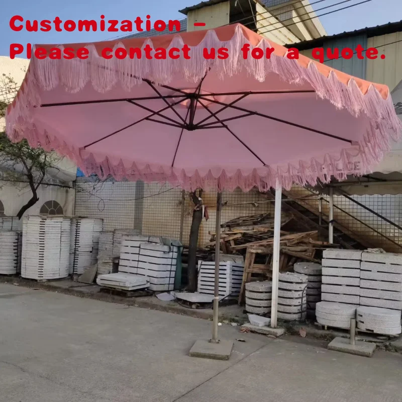custom.Modern Outdoor Dining and Park Banana Parasol Unique Mediterranean Style Patio with Light Garden Pool Hotels