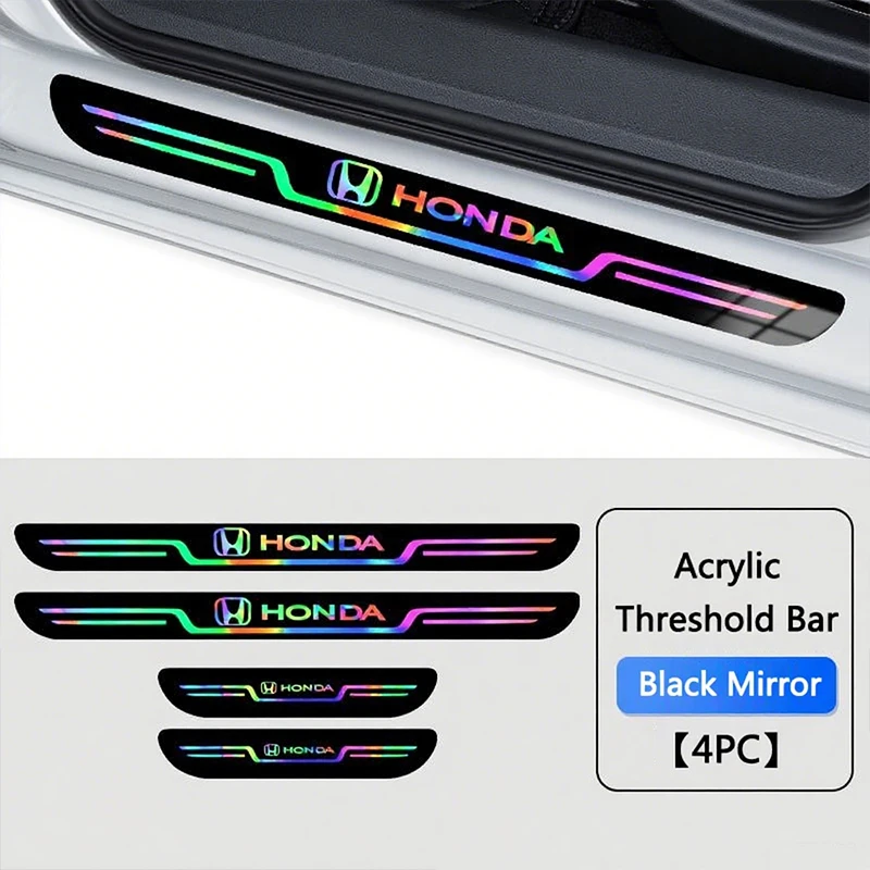 

Car Emblem Door Threshold Pedal Stickers Auto Decorative Stickers For Honda Accord Civic Vezel CRV Stream Odyssey Jade Insight