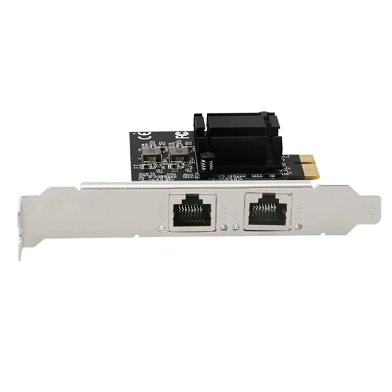 AK51-PCIE a 2 porte 2,5G Gigabit Scheda di rete Server Desktop Soft Routing 2500M RJ45 ad alta velocità RTL8125BG