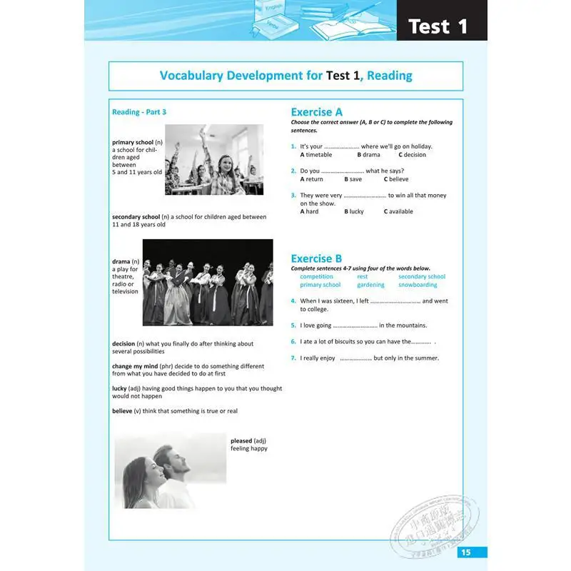 نجاح في كامبريدج الإنجليزية A2 KEY KET 8 اختبارات ممارسة لللامتحان المنقح من إصدار الدراسة الذاتية لعام 2020 9781781646519 #5