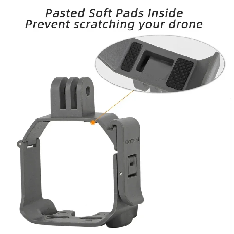 حامل كاميرا رياضي لـ Gopro /insta360 GO/ DJI Action / ملء الضوء العلوي يتصاعد محول ل DJI Mini 4 Pro ملحقات طائرة بدون طيار #3