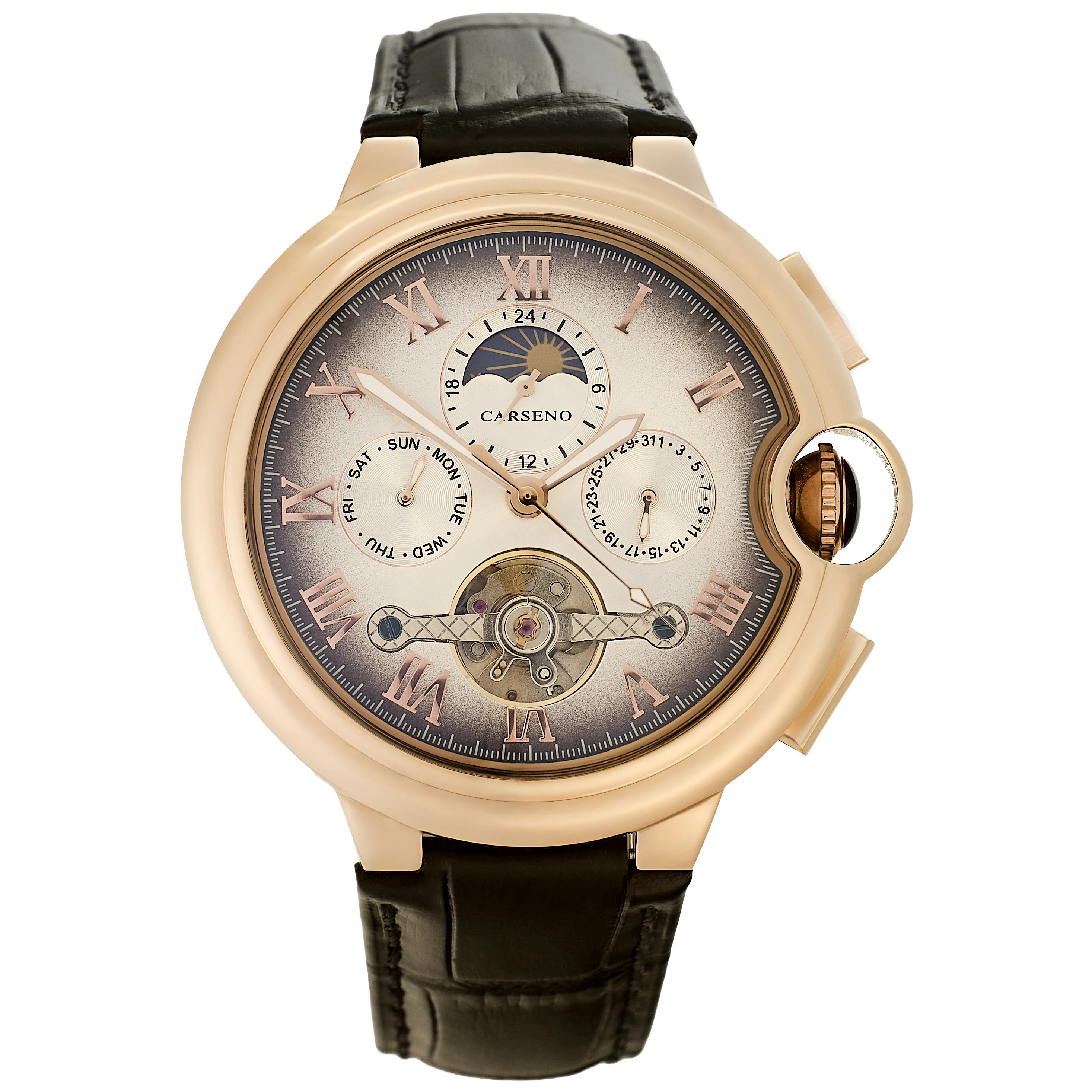 caseno-men's-automatic-mechanical-watch-with-exquisite-flywheel-design-genuine-leather-strap-stainless-steel-case