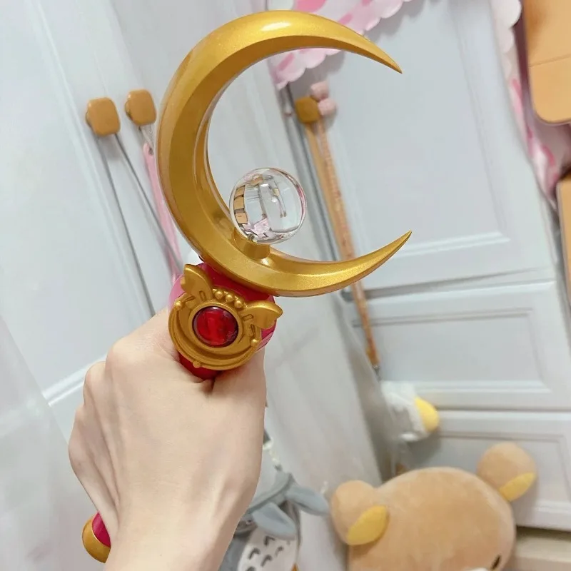 문 마술 지팡이 코스프레 액세서리 애니메이션 영화 상품 코스프레 소품 변환 장비 소녀 전사 Brithday 선물