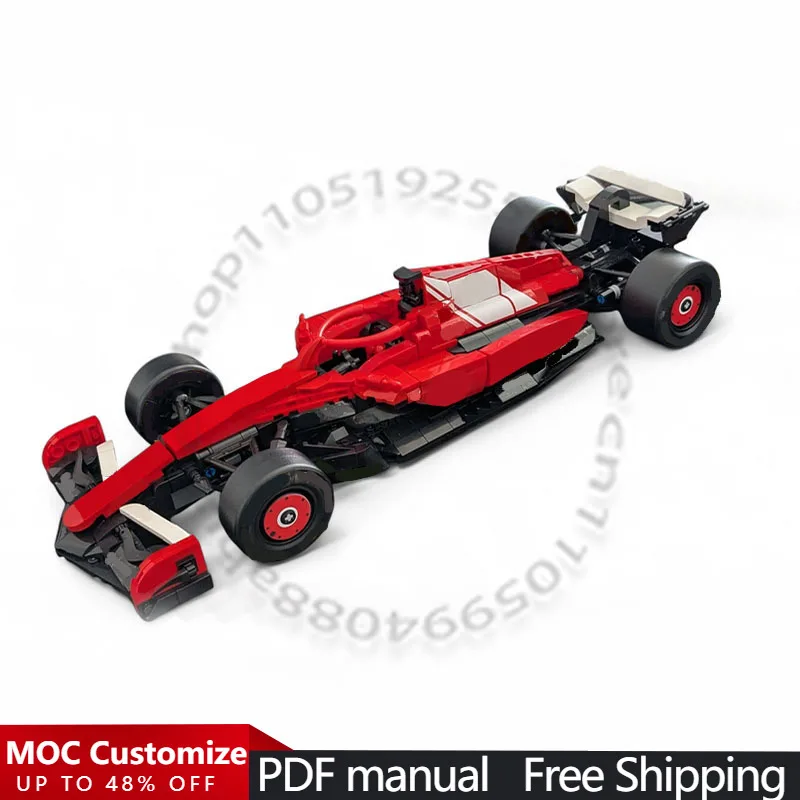 

Набор для сборки гоночного автомобиля из 874 деталей: культовая модель MOC, модульный конструктор, креативная игрушка-конструктор, подарок на день рождения