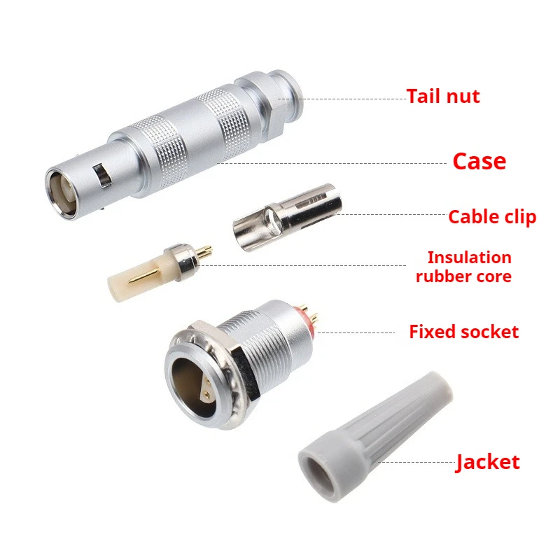 FFA ERA PCA.0S نصف قمر محوري دفع وسحب مقبس عائم ذاتي القفل 2345 نوى