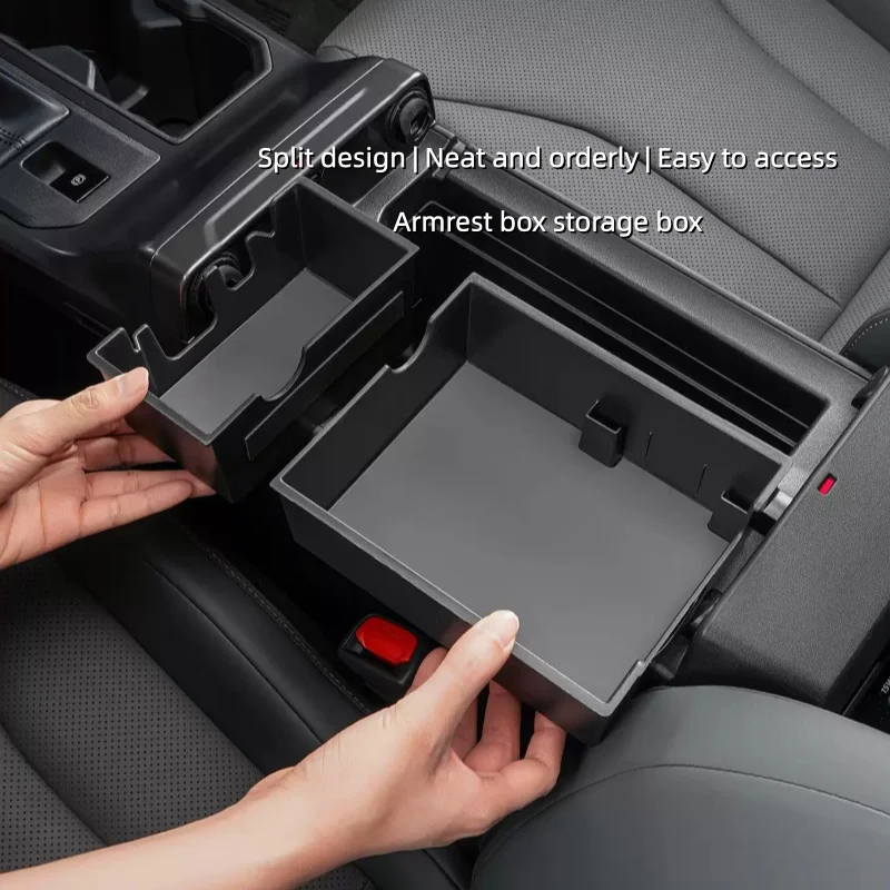 Fit for Toyota RAV4 2026 Car Armrest Box Specialized Storage Box Split Design Neat Orderly Car Interior Modification Accessories