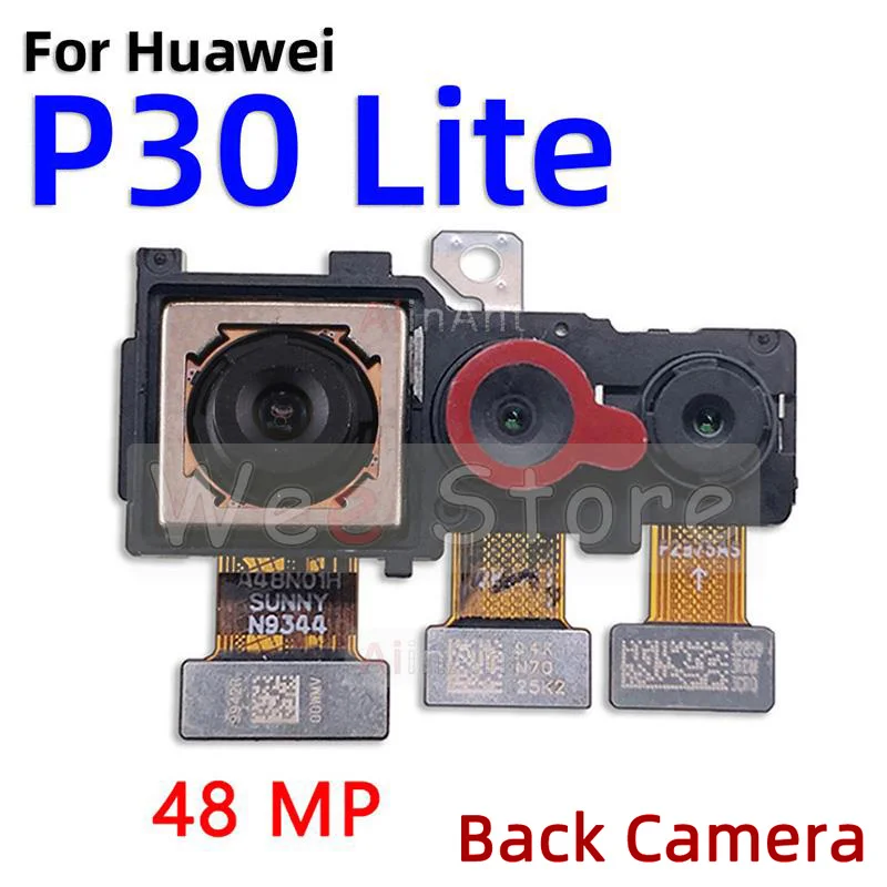 AiinAnt Front Camera Rear Main Back Camera Flex Cable For Huawei P30 Lite P30 Pro Phone Parts