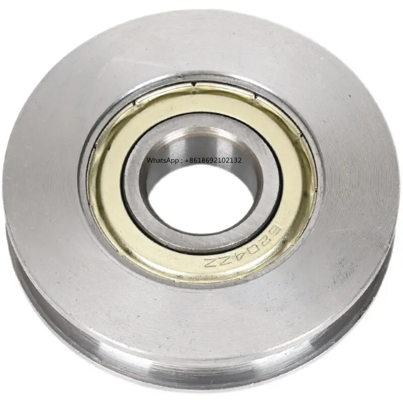 45 #steel U-groove Pulley Built-in Bearing Outdoor Small Crane Pulley Hoist Wire Rope Track Pulley