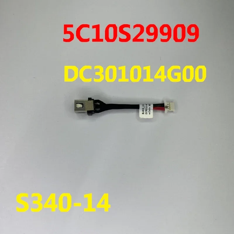 DC301014G00 New DC-IN Cable for Lenovo Ideapad S340-14IWL 14IML 14API 14IIL DC Power Jack Connector 5C10S29909