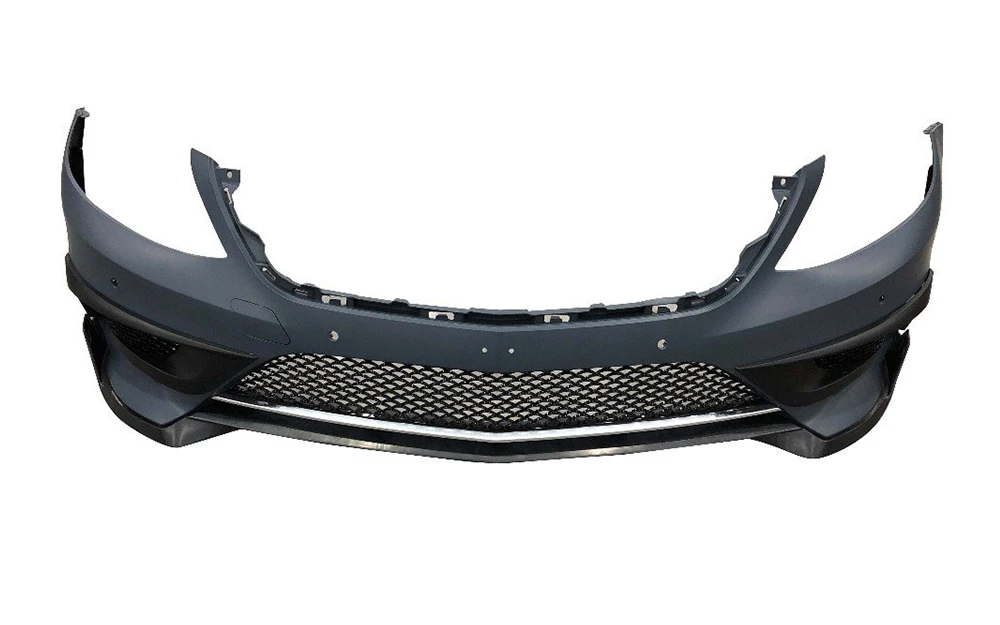 

For S Class W222 S65 TI+B700 Style Body Kit 2014~2017y Front Bumper Rear Diffuser Exhaust Tips Grille Side Skirts Upgrade Body P